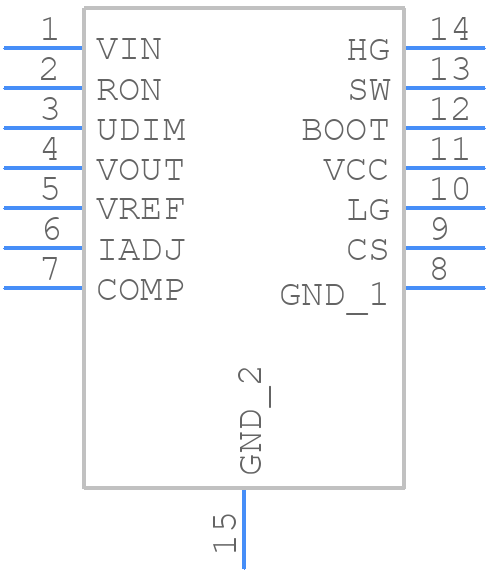 TPS92640PWP/NOPB - Texas Instruments - PCB symbol