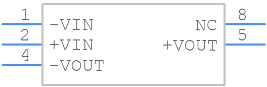 R1S-1505 - RECOM Power - PCB symbol