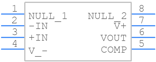 LT1222CN8#PBF - Analog Devices - PCB symbol