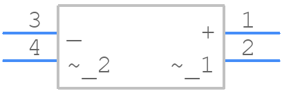 MB10F-13 - Diodes Incorporated - PCB symbol