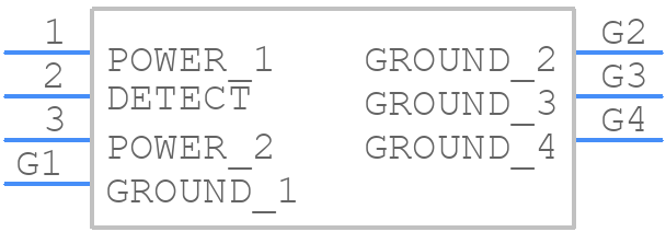 1-2129458-2 - TE Connectivity - PCB symbol