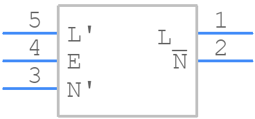 5500.2019 - SCHURTER - PCB symbol