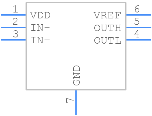 UCC27611DRVR - Texas Instruments - PCB symbol