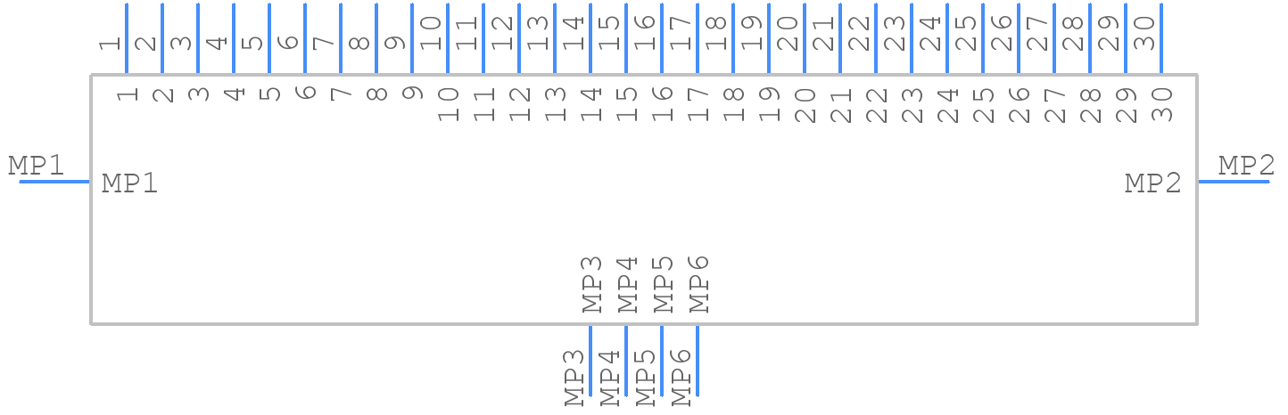 501083-3010 - Molex - PCB symbol
