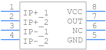 CC6903SO-30A - Cross chip - PCB symbol