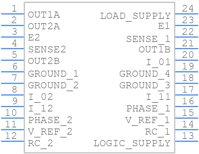 UDN2916B - Allegro Microsystems - PCB symbol