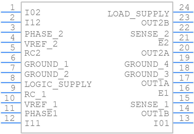 UDN2916LB - Allegro Microsystems - PCB symbol