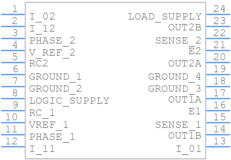 UDN2916LBTR - Allegro Microsystems - PCB symbol