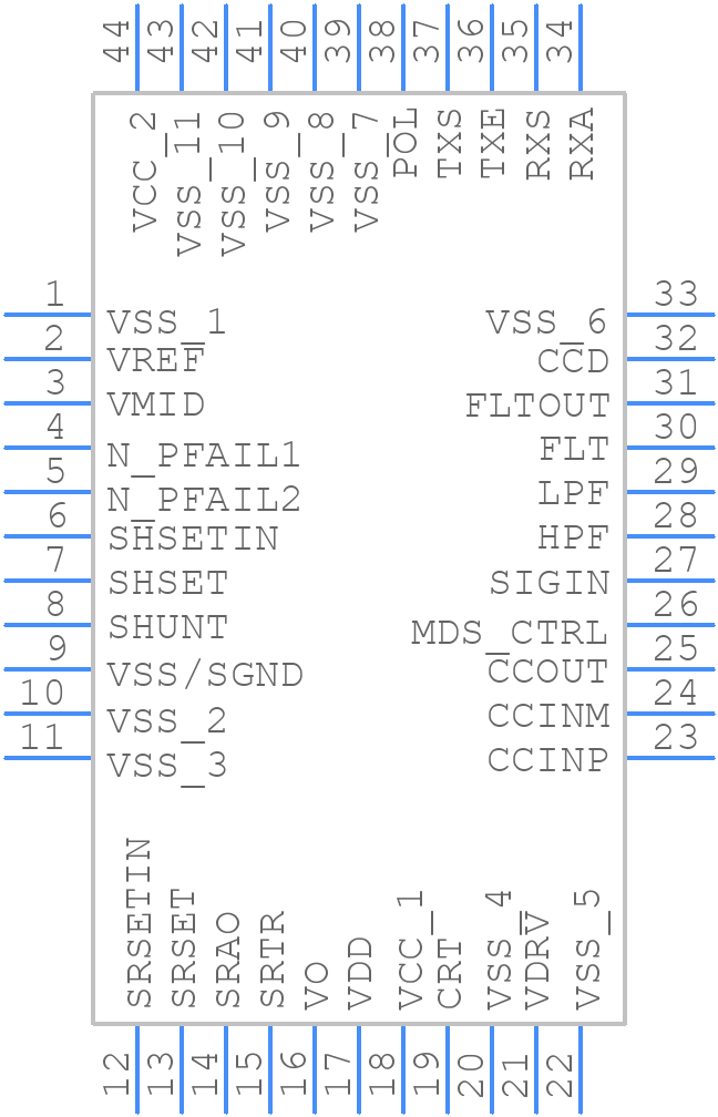 AMIS-49200-XTP - onsemi - PCB symbol