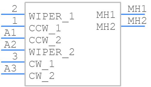 PTV112-2425A-A3103 - Bourns - PCB symbol