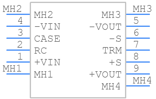 CBS1002412 - Cosel - PCB symbol