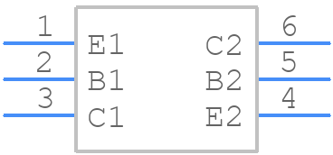 EMH10T2R - ROHM Semiconductor - PCB symbol