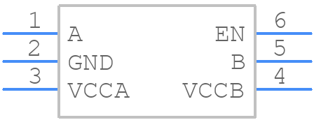 PI4ULS5V201TAEX - Diodes Incorporated - PCB symbol