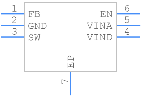 LMR10515XSD/NOPB - Texas Instruments - PCB symbol