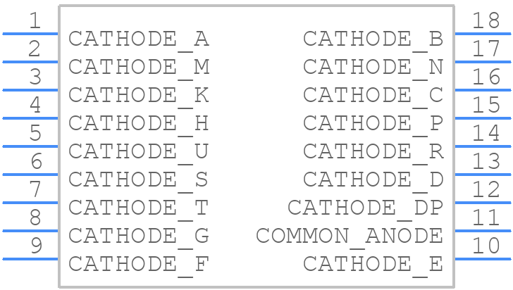 PSA12-11SRWA - Kingbright - PCB symbol