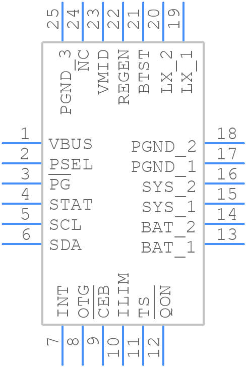 RT9466GQW - RICHTEK - PCB symbol