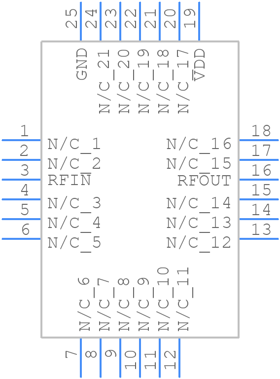HMC383LC4 - Analog Devices - PCB symbol