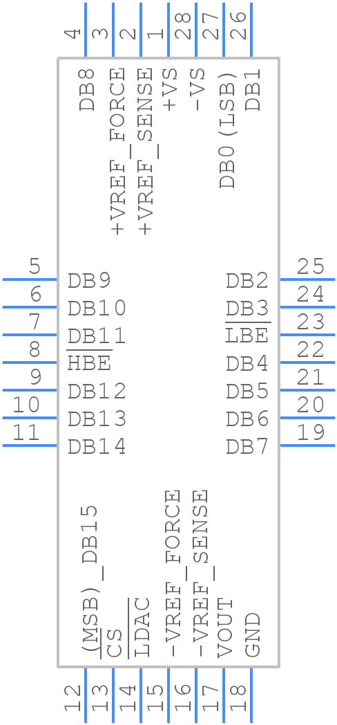 AD569KPZ - Analog Devices - PCB symbol