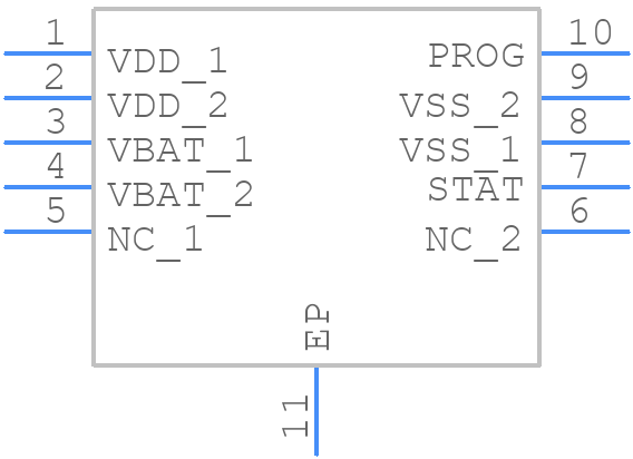 MCP73114-1NSI/MF - Microchip - PCB symbol