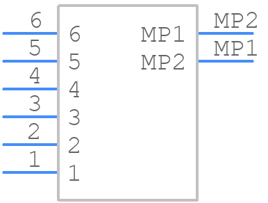 1-1734858-3 - TE Connectivity - PCB symbol