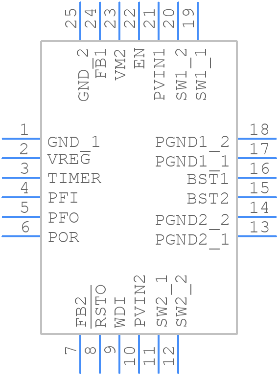 ADP2311ACPZ-1-R7 - Analog Devices - PCB symbol