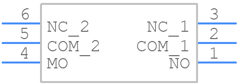 400UDP1R1BLKM2RE - E-Switch - PCB symbol