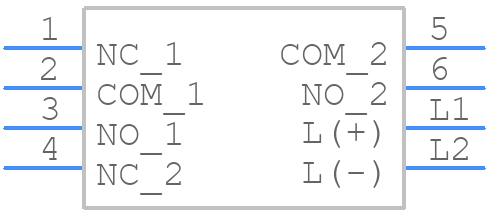 SS22SDH2LE - NKK Switches - PCB symbol