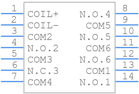 SFY5-DC21V - Panasonic - PCB symbol
