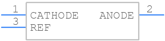 TL431ACLP - onsemi - PCB symbol