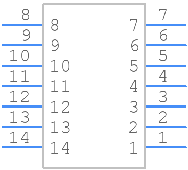 ICF-314-S-I - SAMTEC - PCB symbol