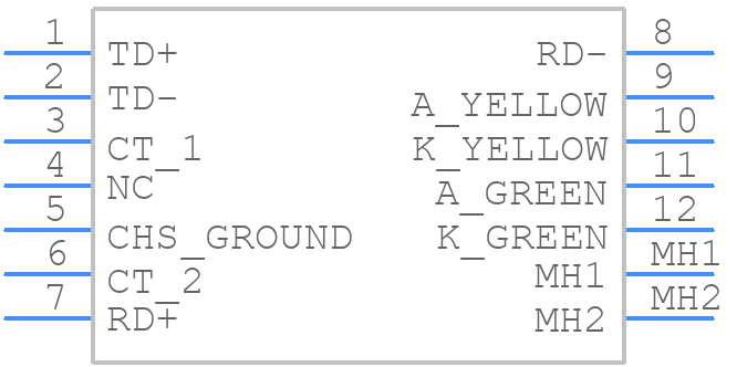 J0073D01BNL - Yageo Group - PCB symbol