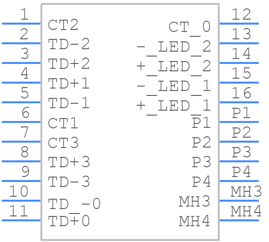 85789-1001 - Molex - PCB symbol