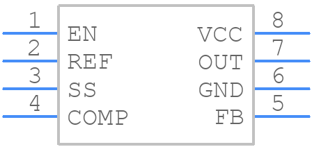 TPS6735IPE4 - Texas Instruments - PCB symbol