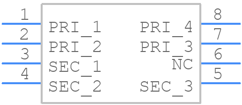 C8100 - Sumida - PCB symbol