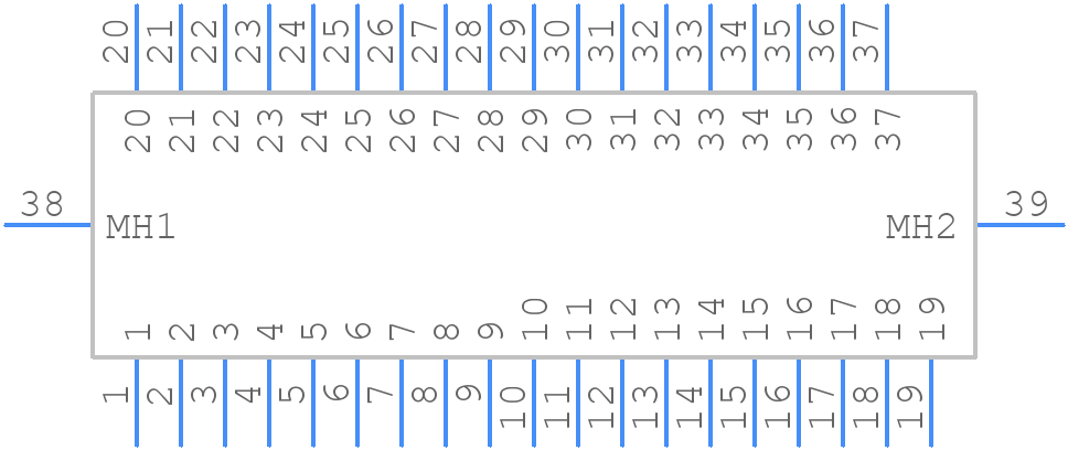 XM3B-3722-111 - OMRON Electronics - PCB symbol