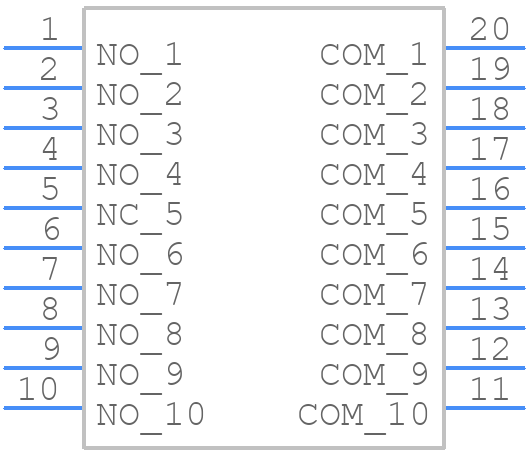 79A10T - Grayhill - PCB symbol