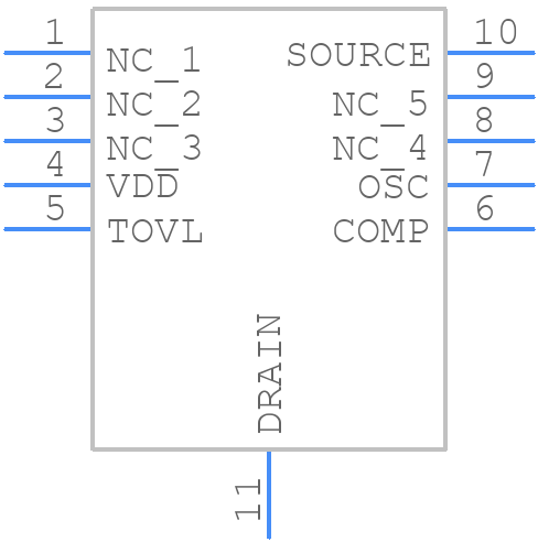 VIPER53ESPTR-E - STMicroelectronics - PCB symbol