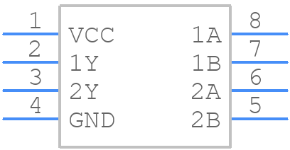 SN65LVDT34DRG4 - Texas Instruments - PCB symbol
