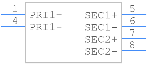 F36-550 - Triad Magnetics - PCB symbol