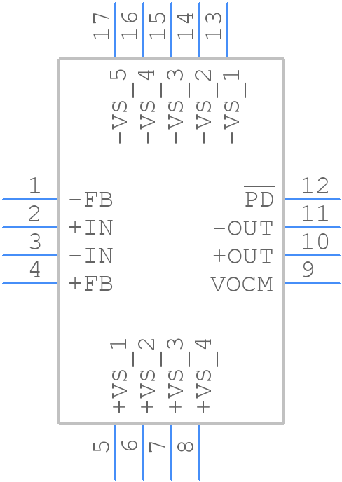 ADA4930-1YCPZ-R2 - Analog Devices - PCB symbol