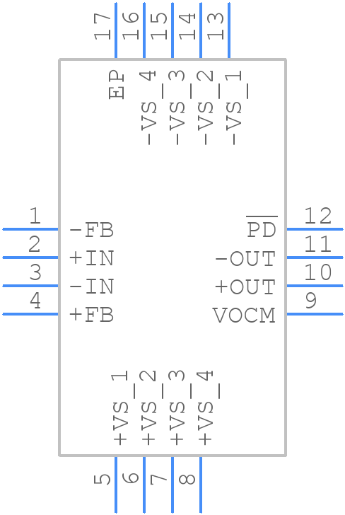 ADA4930-1SCPZ-EPRL - Analog Devices - PCB symbol
