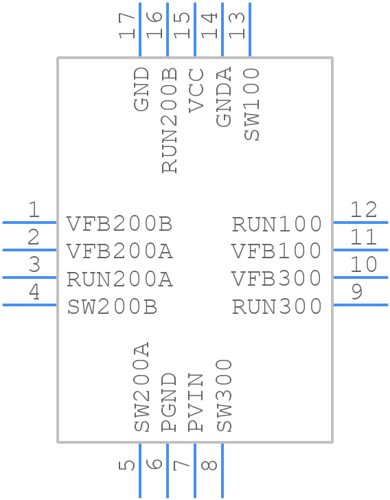 LTC3544EUD#TRPBF - Analog Devices - PCB symbol