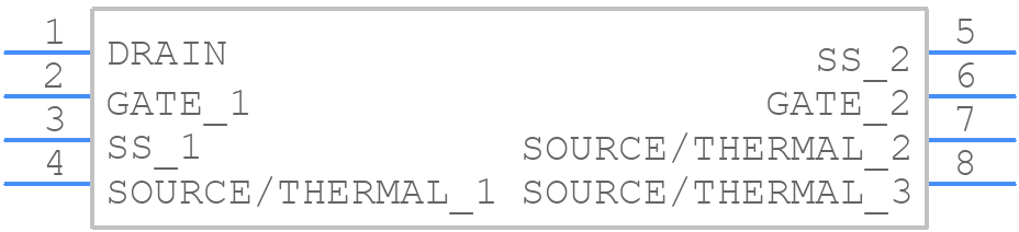 GS66516B-E01-MR - GaN Systems - PCB symbol
