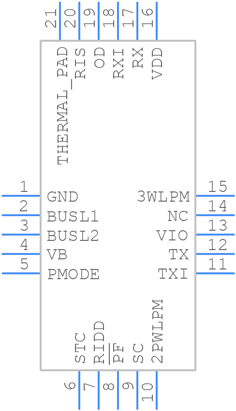 NCN5151 - onsemi - PCB symbol