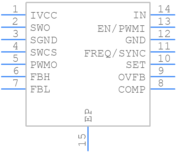 TLD5098ELXUMA1 - Infineon - PCB symbol