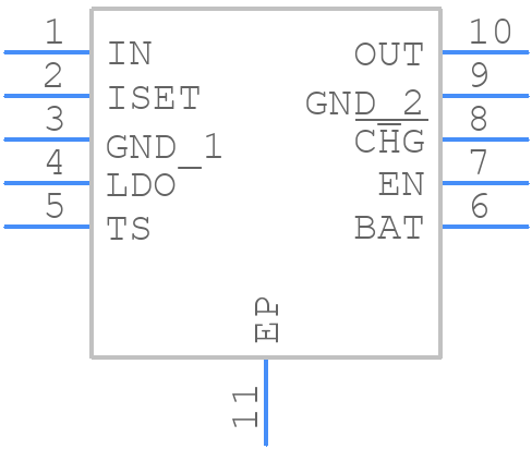 BQ25071DQCR - Texas Instruments - PCB symbol