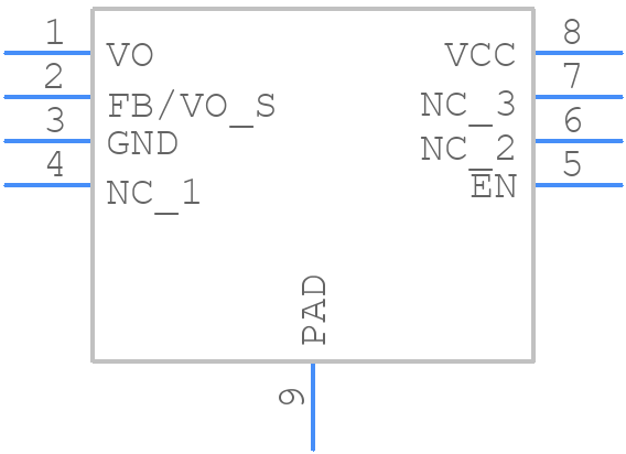BD50GC0MEFJ-ME2 - ROHM Semiconductor - PCB symbol