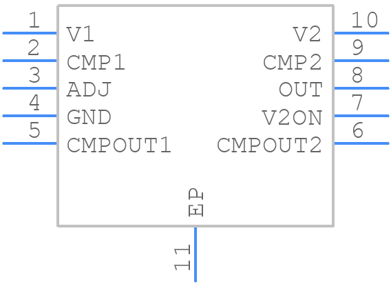 LTC4419IDD#PBF - Analog Devices - PCB symbol