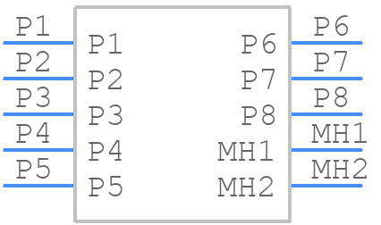 2301994-1 - TE Connectivity - PCB symbol