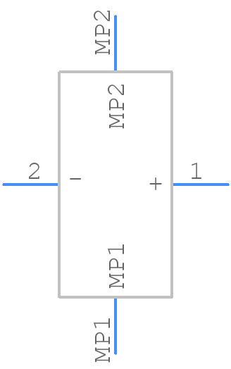 MAL214699106E3 - Vishay - PCB symbol